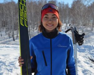 Лыжница из Уйского участвовала во Всероссийских соревнованиях