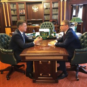Алексей Текслер встретился  с министром энергетики РФ