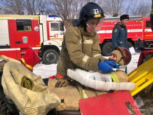 Уйские огнеборцы заняли третье место на соревнованиях по спасательным работам