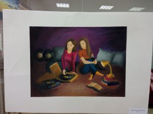 В Уйской библиотеке открылась выставка картин выпускницы ДШИ №1