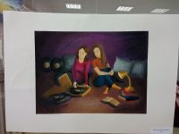 В Уйской библиотеке открылась выставка картин выпускницы ДШИ №1