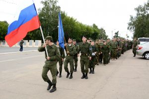 В Уйском состоялось открытие 15 районного казачьего сбора