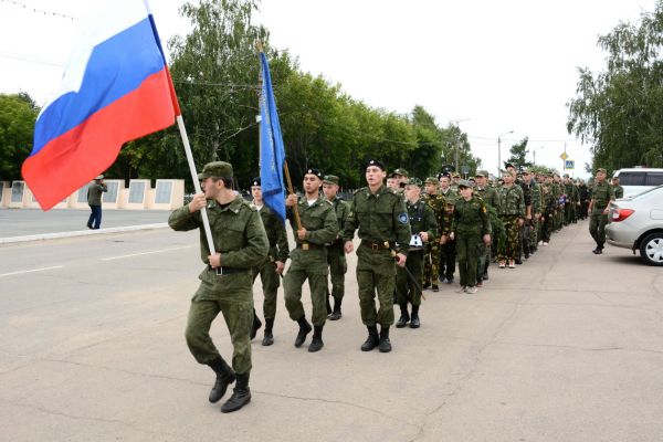 В Уйском состоялось открытие 15 районного казачьего сбора