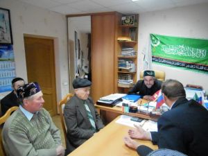 Представители Уйского района встретились с Муфтием Челябинской и Курганской областей