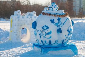 В Уйском районе объявлен конкурс «Лучшая снежная фигура к Новому году