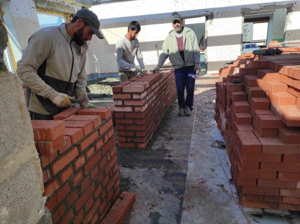 В Вандышевской школе идут строительные работы