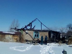 У пенсионерки из Вандышевки сгорел дом