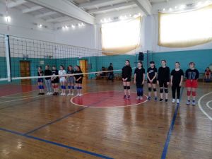 В Уйском прошли соревнования по волейболу