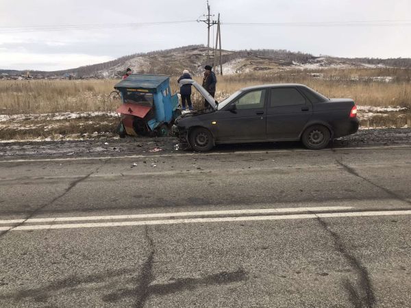 Возле Кочнево водитель самодельного транспорта пострадал в ДТП