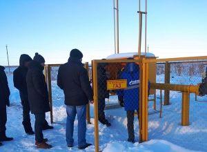 В Выдрино подключают газ в домах