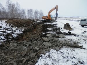 Строится газопровод от Нижнеусцелемово до Вишневки