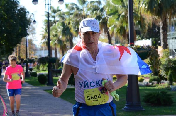 В пяти марафонах принял участие уйчанин Валерий Москвин