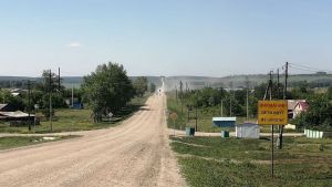На этой неделе в Белово прогрейдировали дорогу.