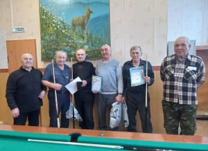 В ДК Вандышевки состоялся турнир по русскому бильярду