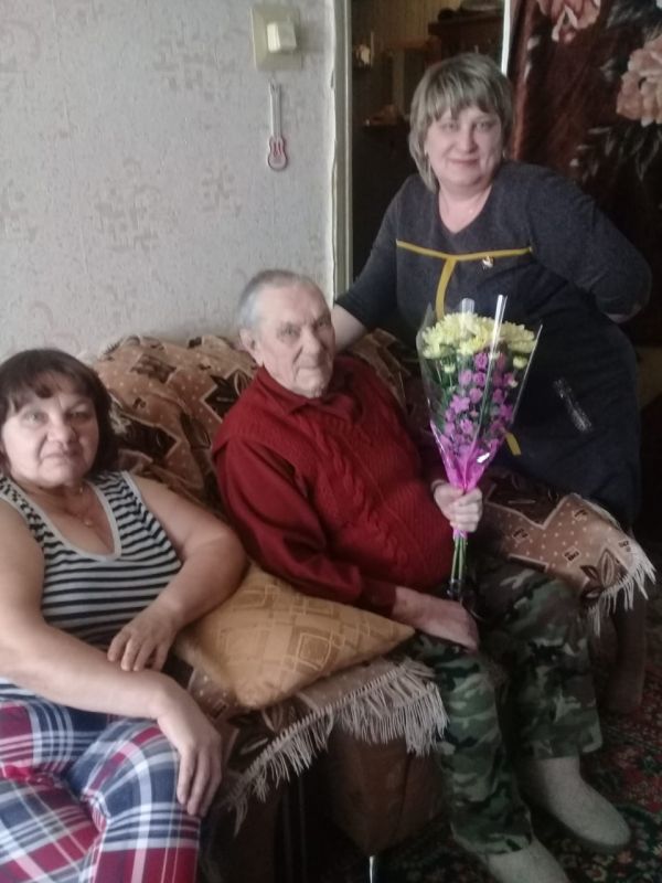 Ветеран войны из Мирного отметил свой 96-й день рождения