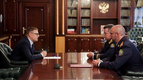 Губернатор Алексей Текслер встретился с новым главой СК по Челябинской области
