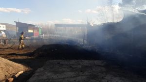 В майские выходные в Уйском районе произошло 7 пожаров
