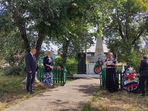 В Восточном открыли обновленный памятник участникам Великой Отечественной войны