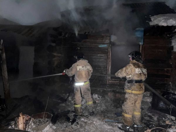 При пожаре в Косогорке погибли пожилые женщина и мужчина