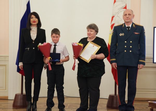 Шестиклассник из Фоминского удостоен нагрудного знака «Горячее сердце»