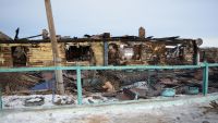 Дом семьи Глухмановых из Выдрино тушили шесть часов