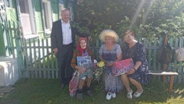 Труженице тыла из Маслово исполнилось 90 лет