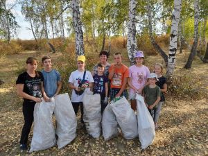 Культработники и волонтеры из Кидыша собрали мусор в лесу
