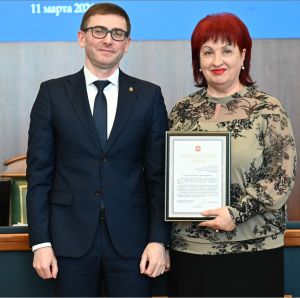 Руководителю общественной приёмной губернатора в Уйском округе вручено Благодарственное письмо