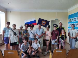 Уйские школьники посетили музей МВД