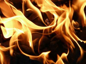 Четыре пожарных расчета тушили дом в Петропавловке