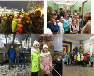 Ребята из Уйского встретили Рождество в Москве