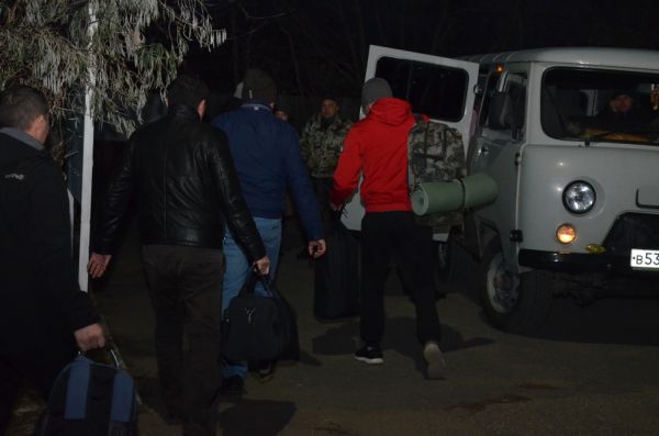 Мобилизованный парень из Ларино об отправке