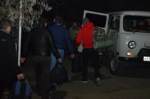 Мобилизованный парень из Ларино об отправке
