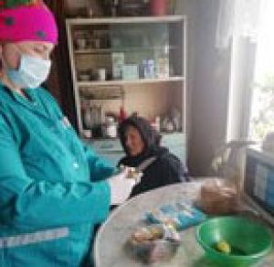 В Уйском районе соцработники продолжают помогать пожилым людям