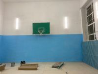 В Петропавловской школе заканчивается ремонт спортивного зала