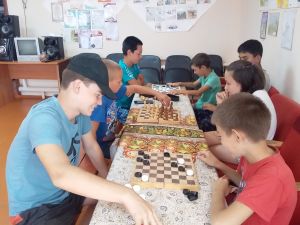 В Грибановке прошел турнир по шашкам