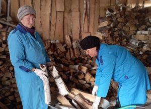 Пожилым людям Уйского района помогают подготовиться к зиме