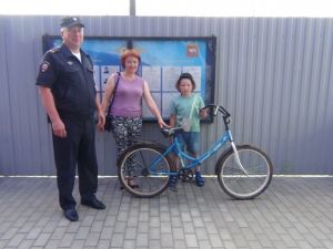 Уйские полицейские вернули велосипед
