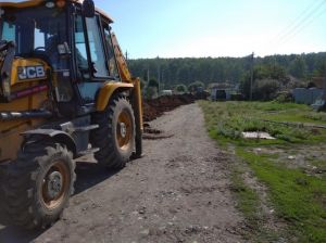 В Ларино началось строительство распределительного газопровода