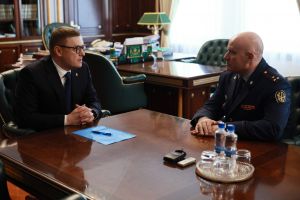 Алексей Текслер провел встречу с новым начальником ГУФСИН