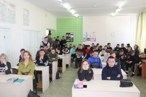 Студенты Уйского филиала встретились с участником ликвидации аварии на ЧАЭС