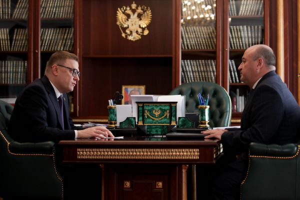 Алексей Текслер встретился с председателем облизбиркома