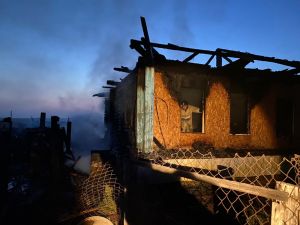 В Аминево сгорел жилой дом
