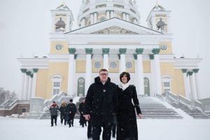 Губернатор посетил строящийся кафедральный собор в Челябинске